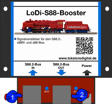 LoDi s88 booster with USB C